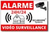 Autocollants dissuasifs alarmes maison
