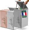 Bac de tri sélectif 50L noir
