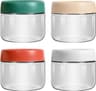 Lot de 4 bocaux en verre