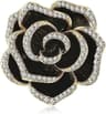 Broche de ruban floral