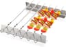 Homealexa Brochettes Métal