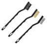 Set de 3 mini brosses métalliques