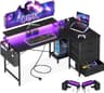 Bureau d'angle LED