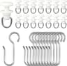 Set de crochets pour rideaux