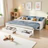 Lit gigogne extensible 90/180 cm