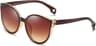 Lunettes de soleil œil de chat vintage