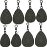 Set de 8 plombs pour carpes