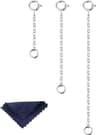 Lot de 3 rallonges en argent