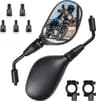 Lot de 2 rétroviseurs moto certifiés E/M8 M10
