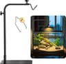 Support lampe chauffante reptiles
